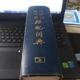 现代汉语实词搭配词典