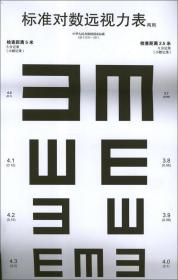 标准对数远视力表(两用)、