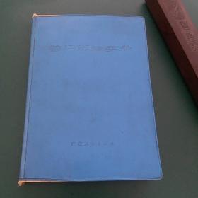 常用药物手册（多种中草药丸，药散处方）1971年一版一印**版带毛主席语录32开蓝塑皮软精装，中山医学院编，绝对
正版有新华书店印章。