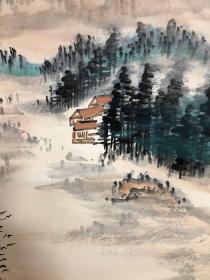 湖江清晓(囯画）