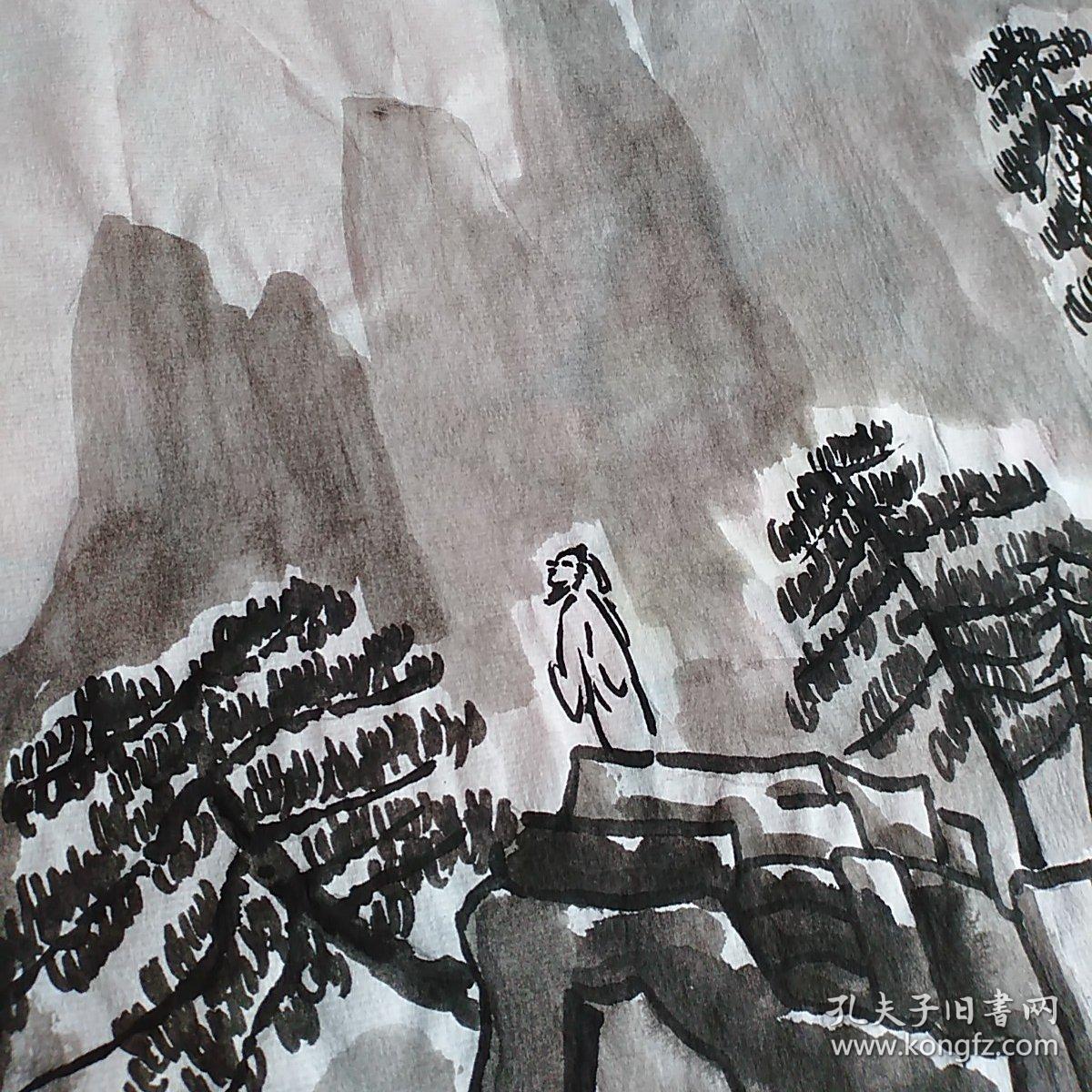 无款识国画  十