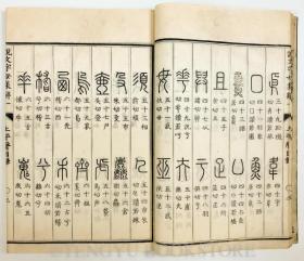 和刻本(宽保1年 1741年)《说文字母集解》清朝时期日本学人对于《说文解字》的研究(精刻)01