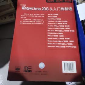 Windows Server 2003  中文版从入门到精通