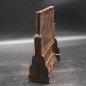 粉彩人物小屏风
