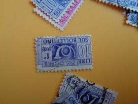 早期外国盖销邮票（18张）