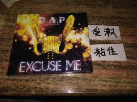 B.A.P EXCUSE ME cd+DVD 日版 拆 瑕疵