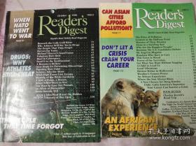 读者文摘英文原版（Readers Digest1995年）7、10、11月3本合售