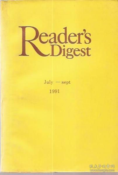 Reader's Digest July-Sept 1991