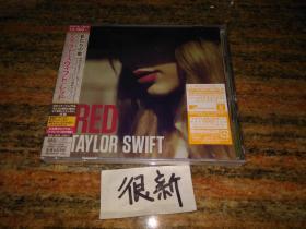 泰勒斯威夫特 Taylor Swift RED 日版 未拆 见本 背面盒裂