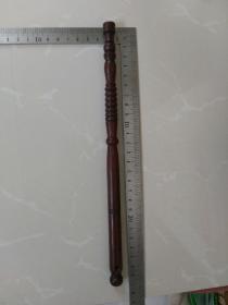 民国，红木苍蝇甩子，拂尘〈把〉，长约26㎝