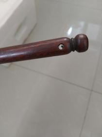 民国，红木苍蝇甩子，拂尘〈把〉，长约26㎝