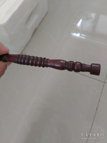 民国，红木苍蝇甩子，拂尘〈把〉，长约26㎝