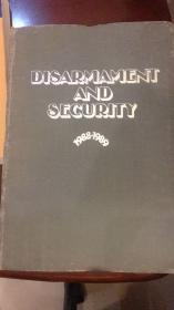 disarmament and security1988-1989裁军与安全
