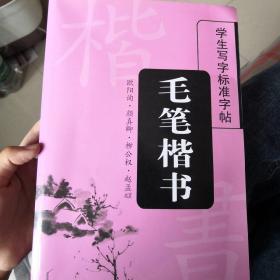 毛笔楷书  学生写字标准字帖