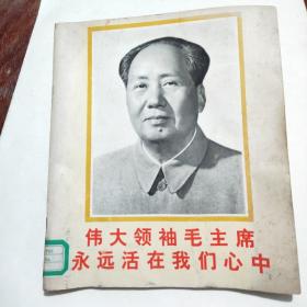 伟大领䄂毛主席永远活在我们心中(全插图内页)