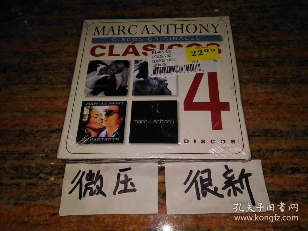 MARC ANTHONY disco classics 4CD 舞曲经典精选 美版 未拆
