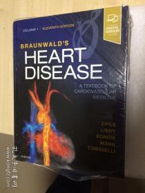 现货 Braunwald's Heart Disease: A Textbook of Cardiovascular Medicine, 2-Volume Set, 11e    英文原版 Braunwald心脏病学·心血管内科学教科书（ 第11版）（套装2册）Douglas P. Zipes MD , Peter Libby MD PhD , Robert O. Bonow MD MS