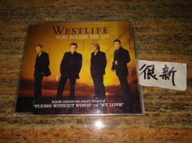 西城男孩 Westlife YOU RAISE ME UP 单曲 拆封