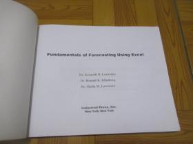 Fundamentals of Forecasting Using Excel (附光盘）  大16开