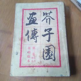 芥子园画传 第三集 花卉翎毛 巢勋临本