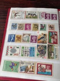 外国邮票（24张）