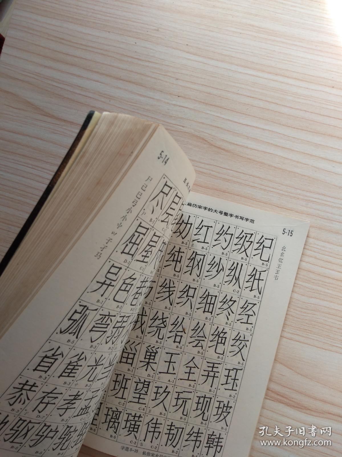 仿宋字书写技法