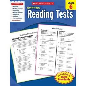 Scholastic Success with Reading Tests: Grade 6