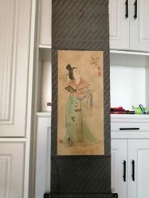 唐墓壁画仕女