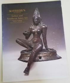 sothebys 纽约 苏富比 1991年3月27日 精美东南亚、印度 佛像 专场 indian and southeast Asian art  藏传佛教艺术 金铜佛造像 唐卡 石刻 雕塑