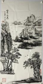 保真名家字画
方正掌，138*68cm
简历：现为正掌书画艺术文化有限公司董事长、中国书画艺术家协会常务副主席，中国书画艺术家新安协会会长、安徽省美术家协会会员、安徽省书法家协会会员、中国东方诗书画艺术研究院顾问。