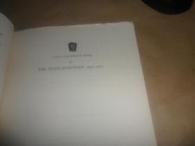 THE IRISH QUESTION 1840 ----1921( 爱尔兰问题） NICHOLAS MANSERGH  著