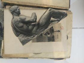 外国体育、雕塑题材剪报2册