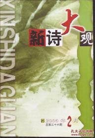 新诗大观2006年2、4、6、8、10、12月.总第36－41期.全年6册全