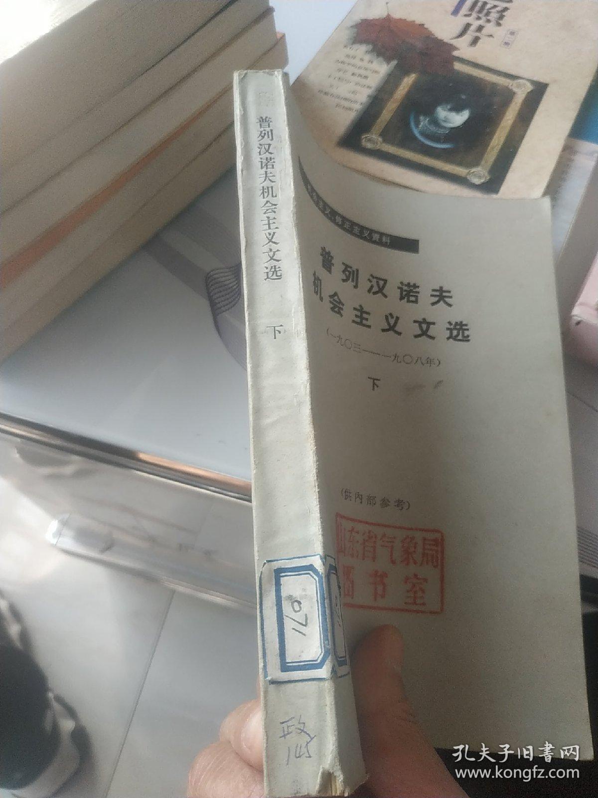 普列汉诺夫机会主义文选（1903-1908） 下