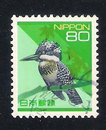 日本 80元鸟信销票10枚重复 外国邮票