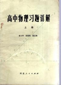 高中物理习题详解 上册1981年1版1印