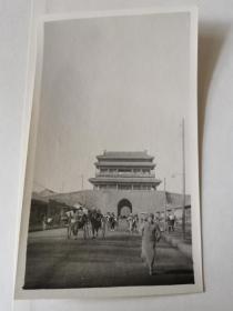 民国时期北京水门西直门老照片一张