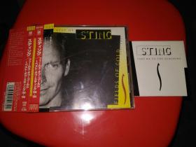 Best of Sting Fields Of Gold 日版 带侧纸 CD+小碟 二手