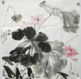 保真名家字画，特价惠友，窦鸿山，68*68cm
                         祖籍陕西礼泉，现为：中国美术家协会会员、中央国家机关美术家协会理事、中国工笔画学会会员