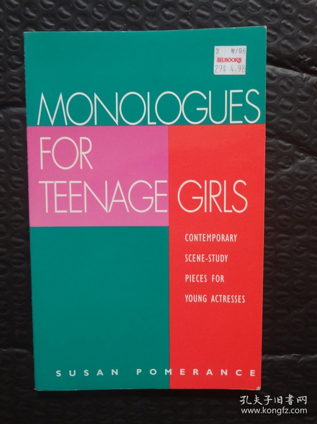 Monologues for Teenage Girls