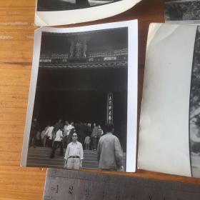 约八十年代背景各地风景名胜区写真照片8枚合售