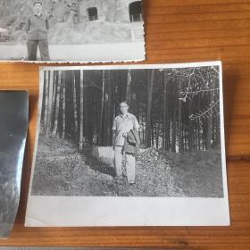 约八十年代背景各地风景名胜区写真照片8枚合售