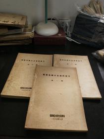 福建各地文史资料索引 （第一.二.三集.三本同售油印本）