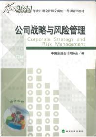 2011年度注册会计师全国统一考试辅导教材.公司战略与风险管理