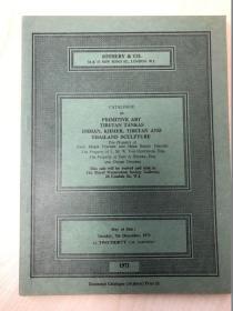 伦敦 苏富比 1971年12月7日 精美西藏、印度佛像私人专场