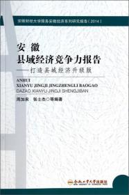 安徽县域经济竞争力报告 : 打造县域经济升级版