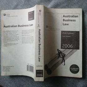 【長春鈺程书屋】Australian Business Law（澳大利亚商业法英文第25版）