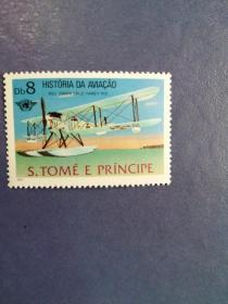 外国邮票   圣多美普林西比岛邮票 1979年 滑翔机
 （无邮戳新票票）