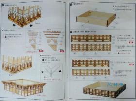 东大寺南大门 1:100屋久杉神木版 含阿形吽形仁王像 日本国宝古建筑 实木手工模型 拼装套材