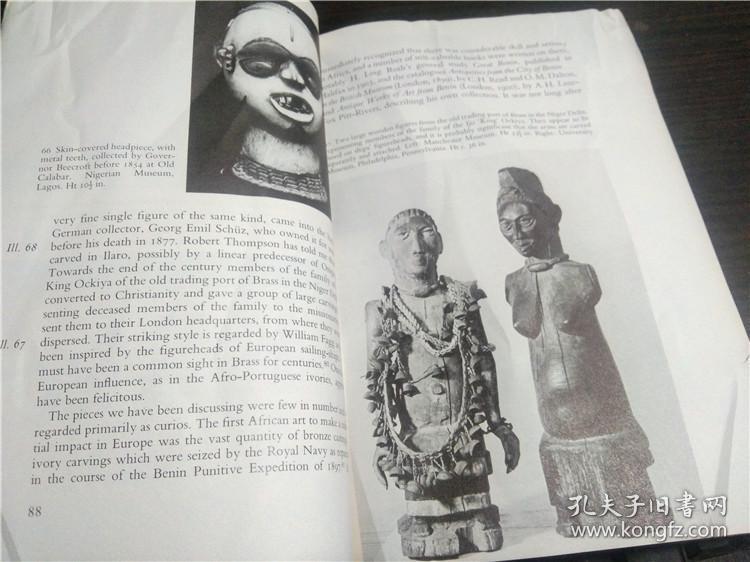 英法德意等外文原版 AFRICAN ART an introduction 1971 大32开平装